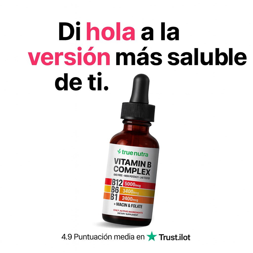 Vitamina B 5 en 1 Premium Fórmula Avanzada para Energía, Concentración y Salud Nerviosa